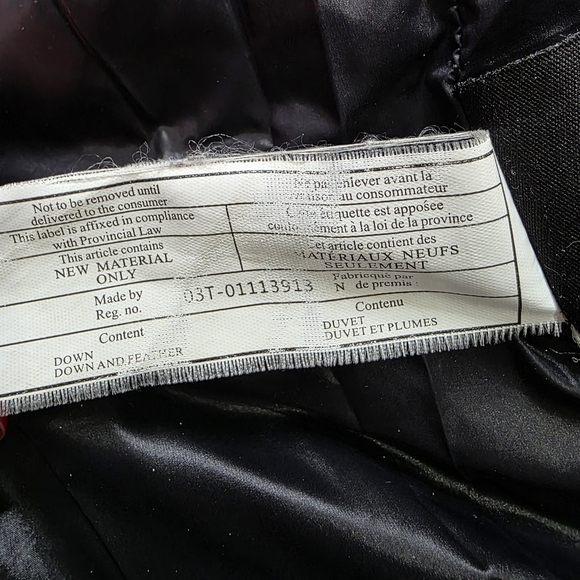 S13 Faux-Fur-Trim Hooded Down Black Vest - Picture 6 of 8